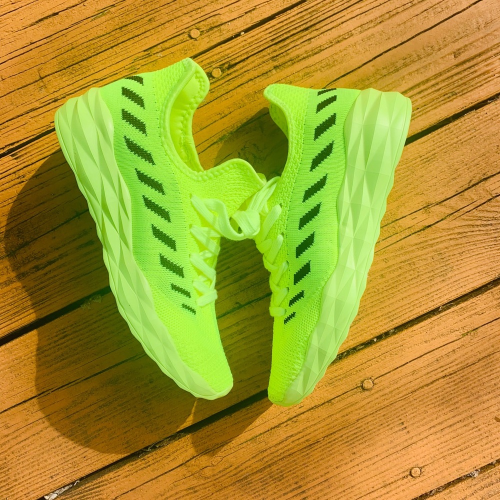 Neon shoes